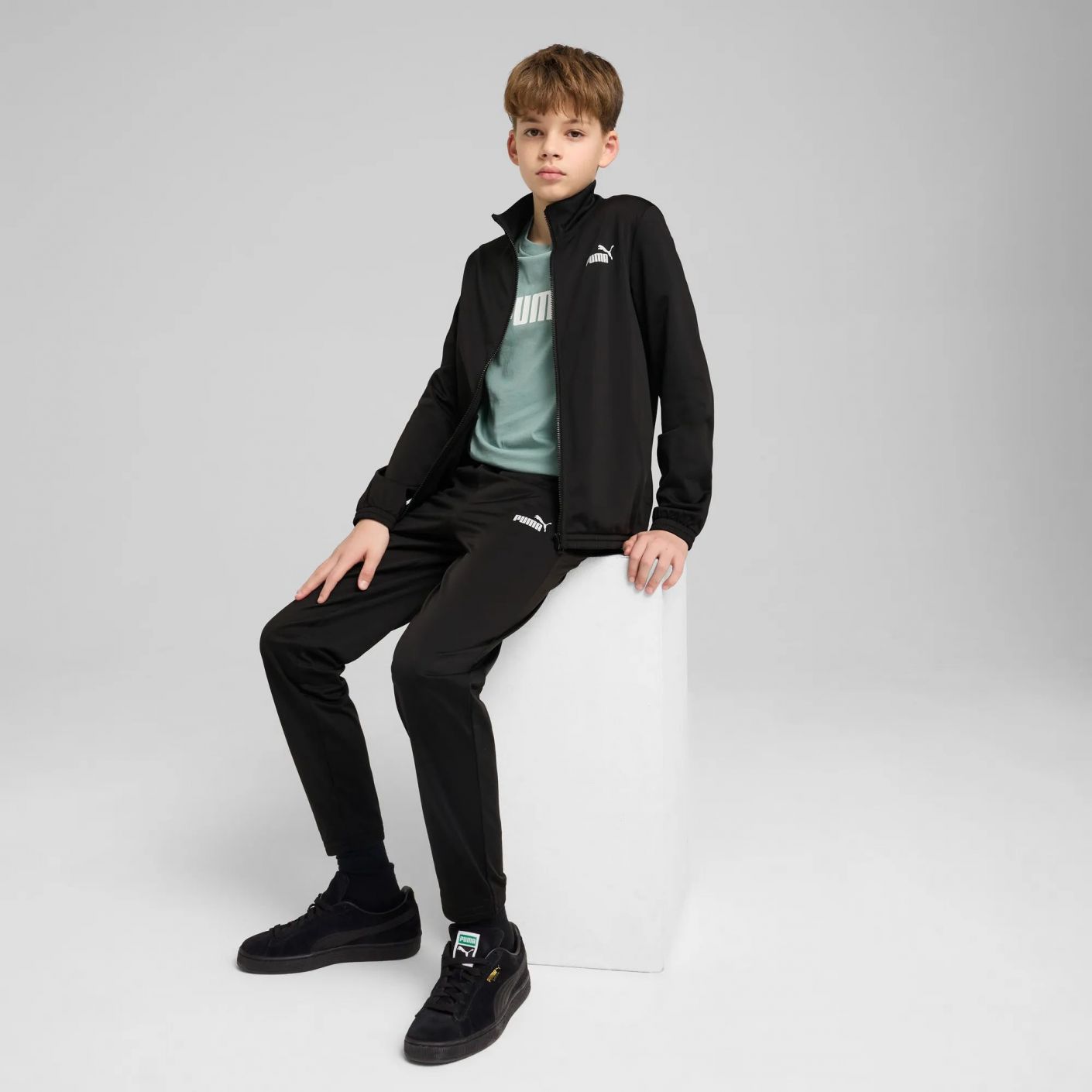 Puma Tuta Poly Suit Junior Black