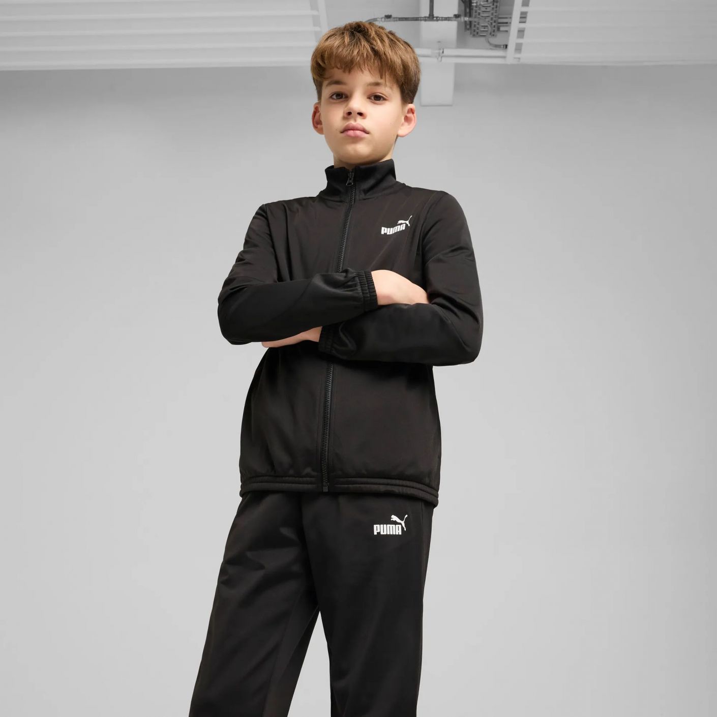 Puma Tuta Poly Suit Junior Black