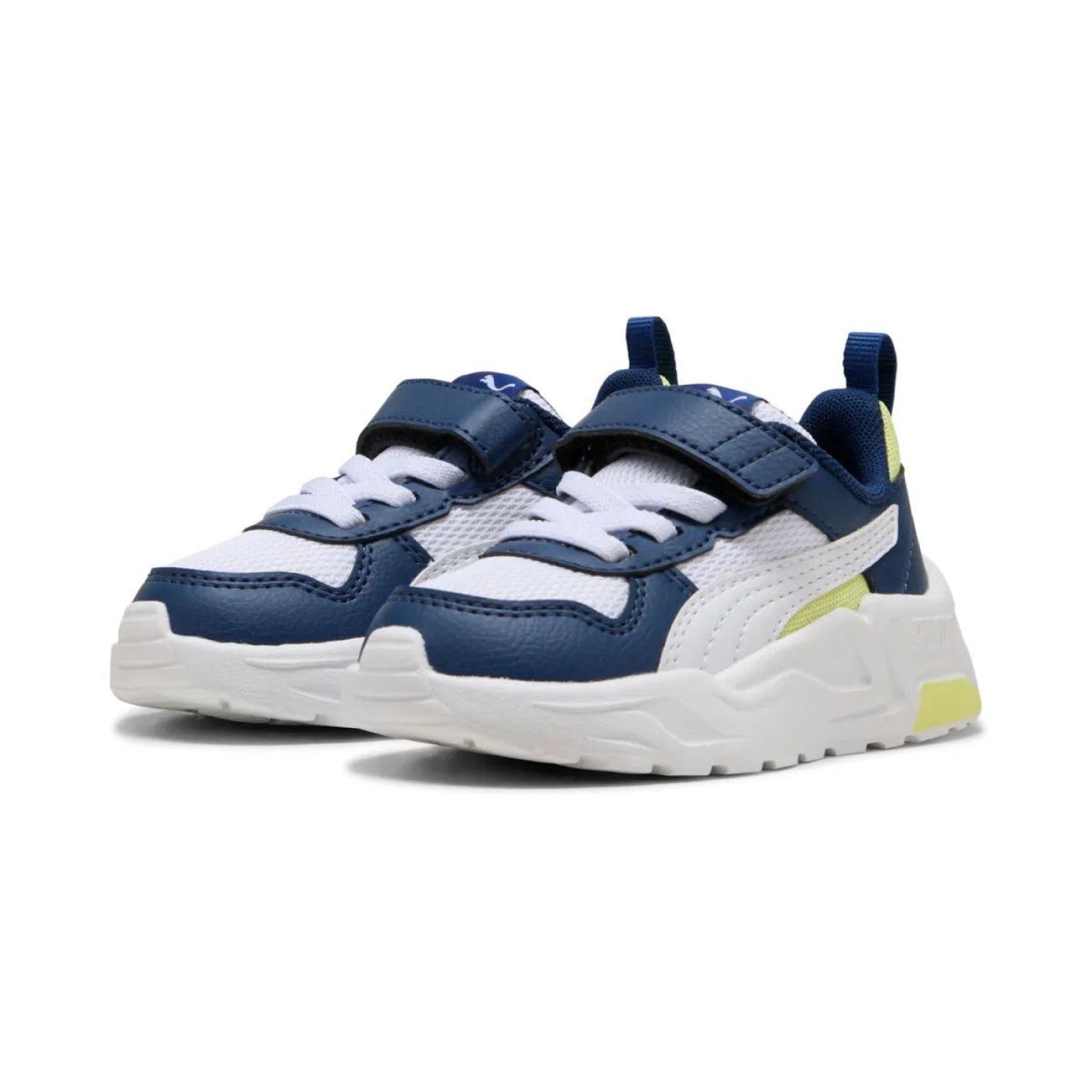 Puma Trinity 2 LT AC+Infant White/Persian Blue/Fresh Yellow