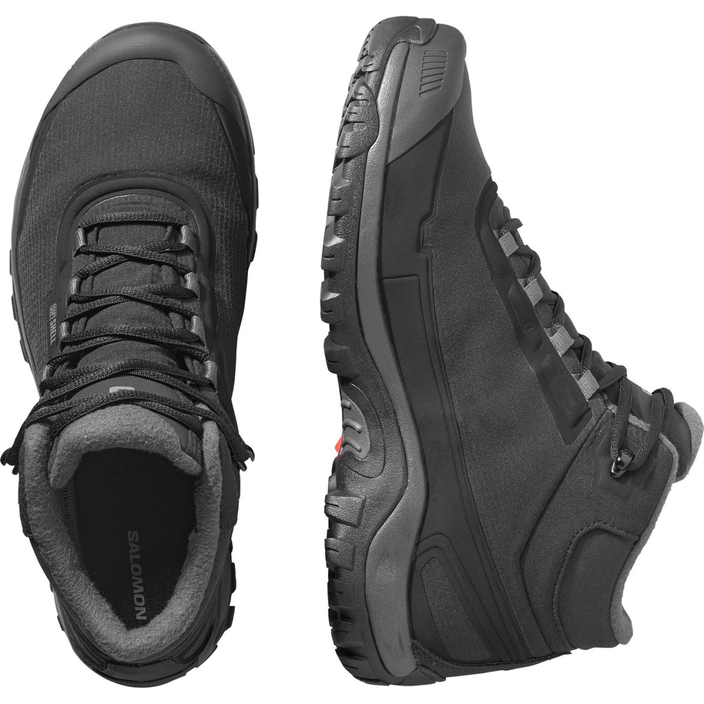 Salomon Shelter Waterproof Black/Asphalt da Uomo