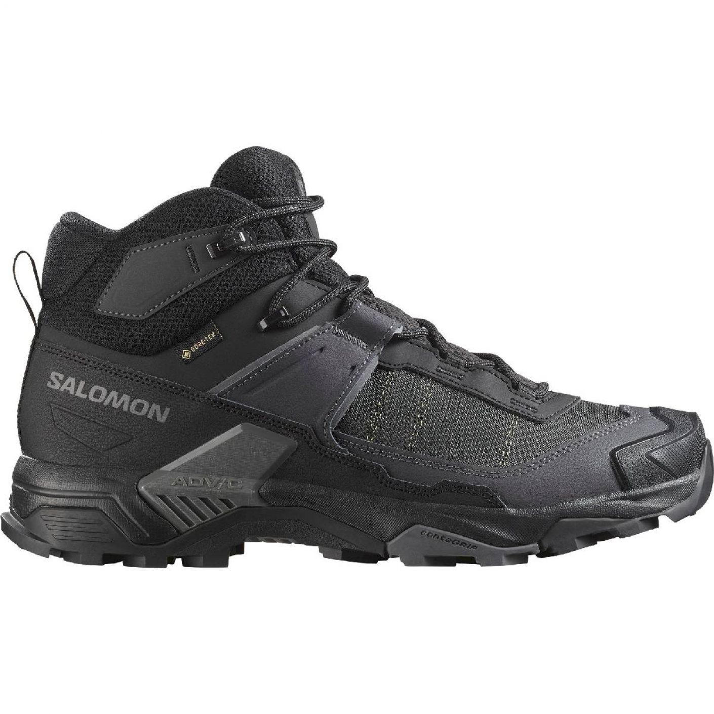 Salomon X Ultra 5 MID GTX Black/Asphalt/Castlerock Uomo