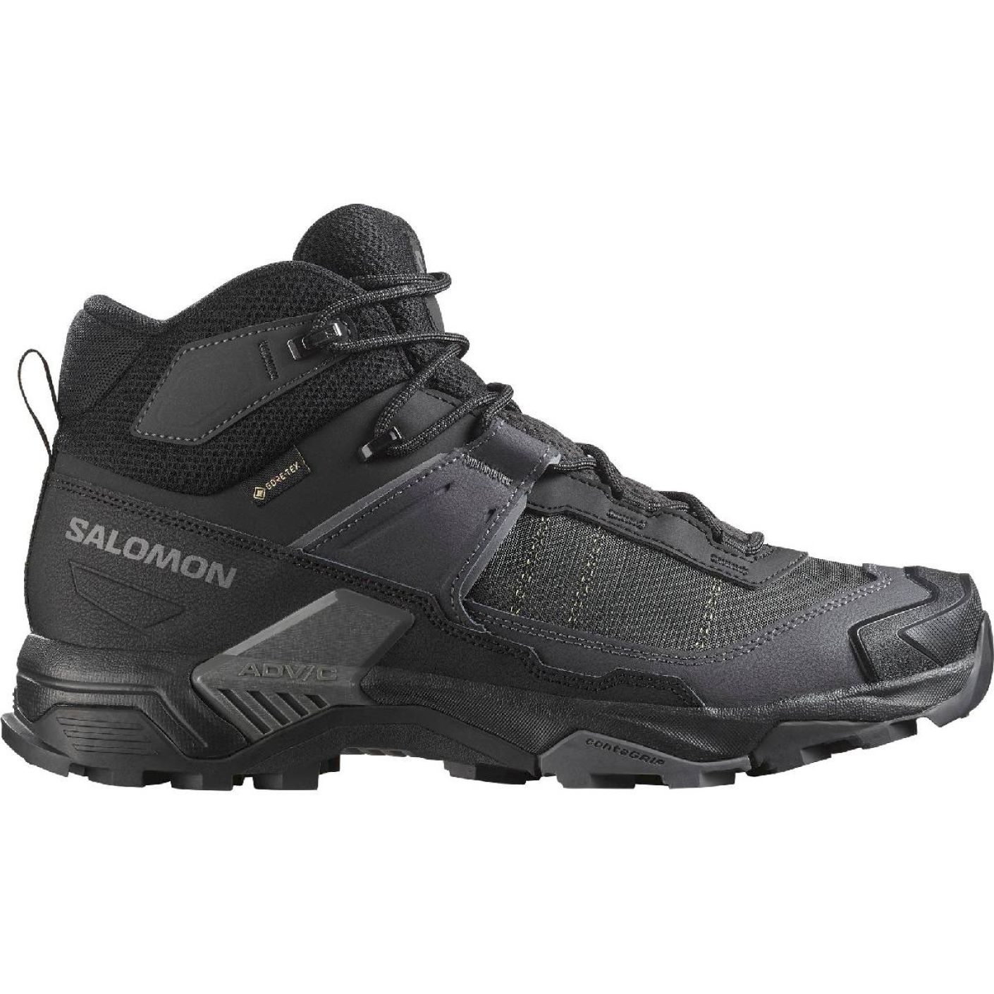 Salomon X Ultra 5 MID GTX Schwarz / Asphalt / Castlerock Herren