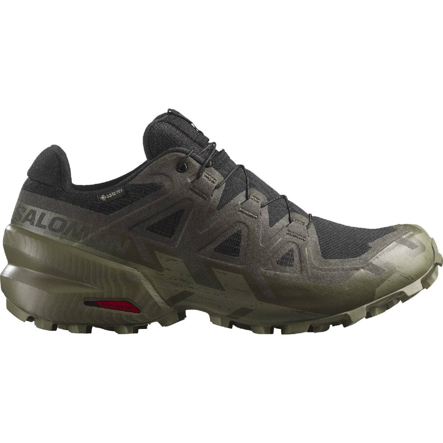Salomon Speedcross 6 GTX Black / Peat / Deep Lichen Green