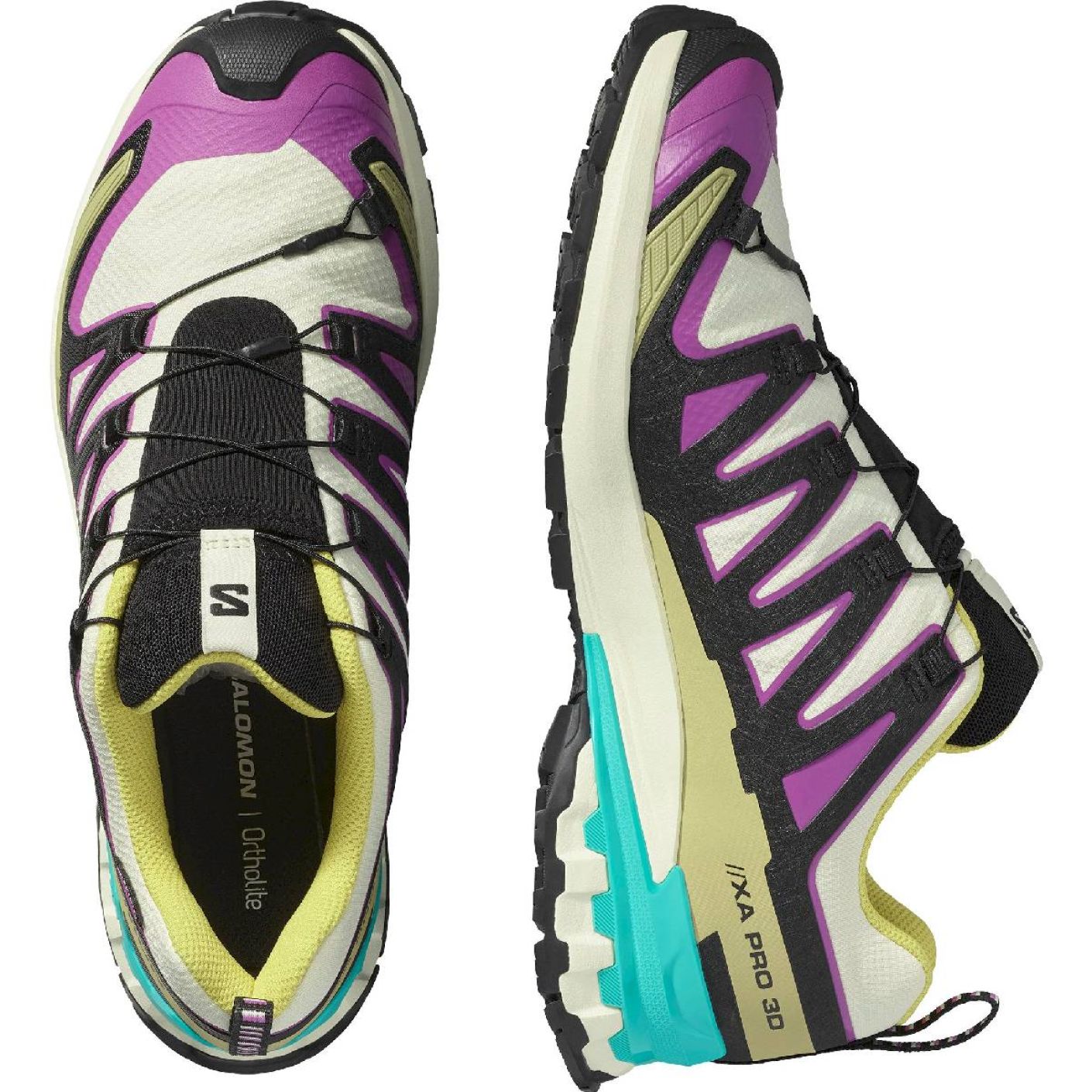 Salomon XA Pro 3D V9 GTX  Transparent Yellow/Black/Waterfall