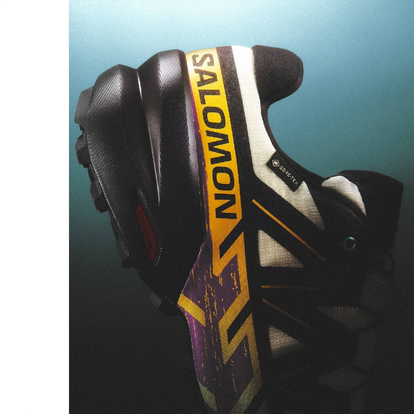 Salomon Speedcross 6 GTX Transparent Yellow/Black/Waterfall da Uomo