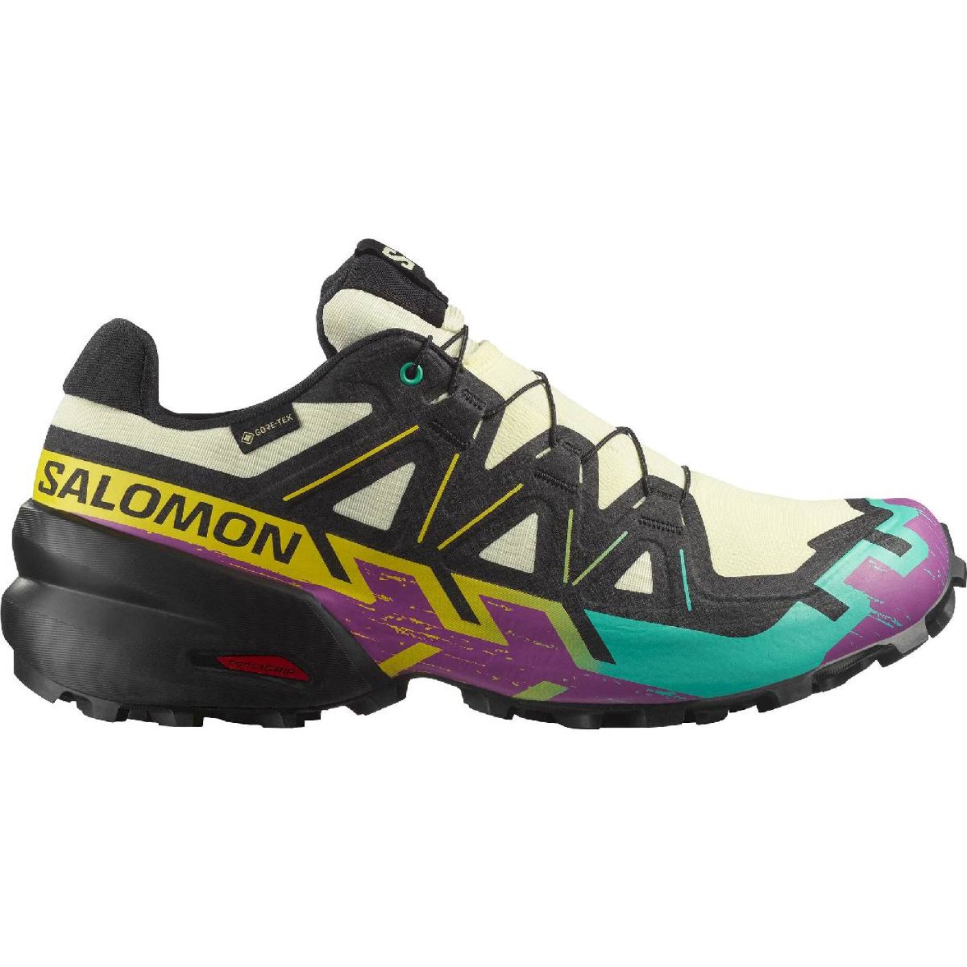 Salomon Speedcross 6 GTX Transparent Yellow/Black/Waterfall