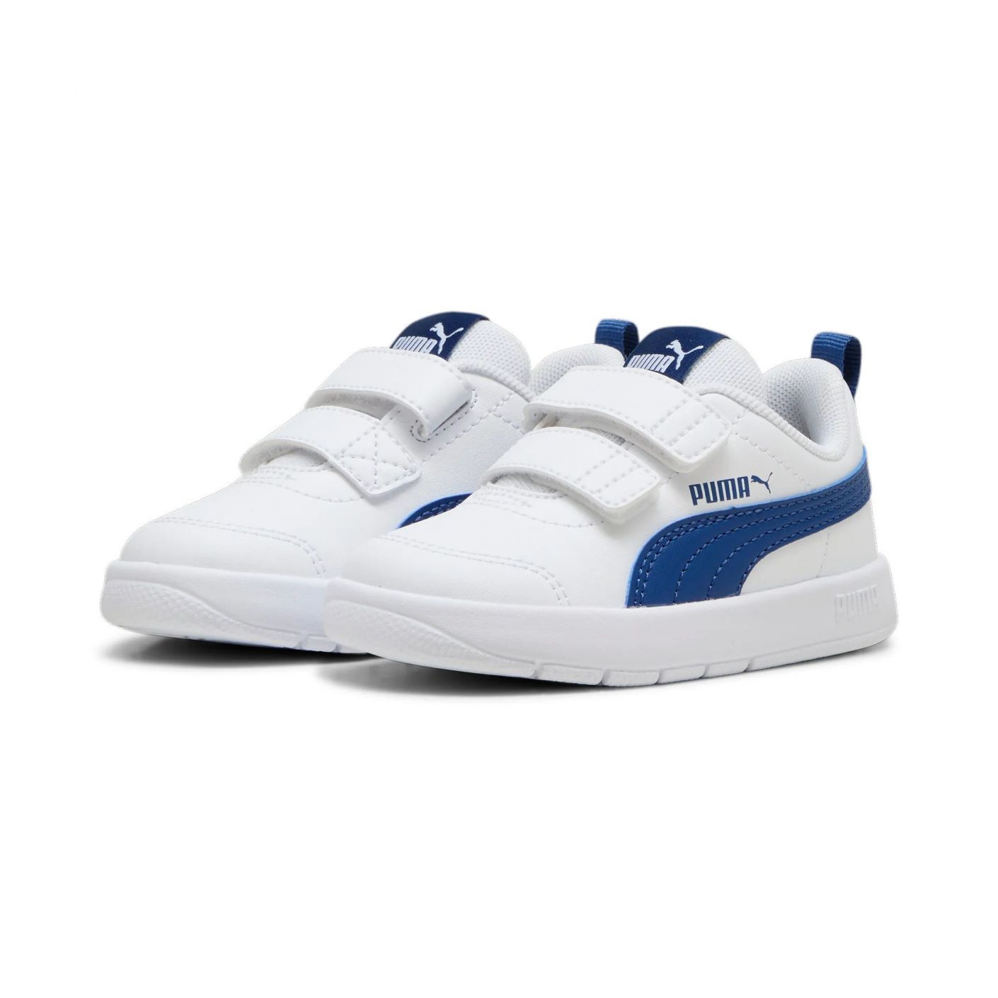 Puma Courtflex V3 V Infant White/Clyde Royal