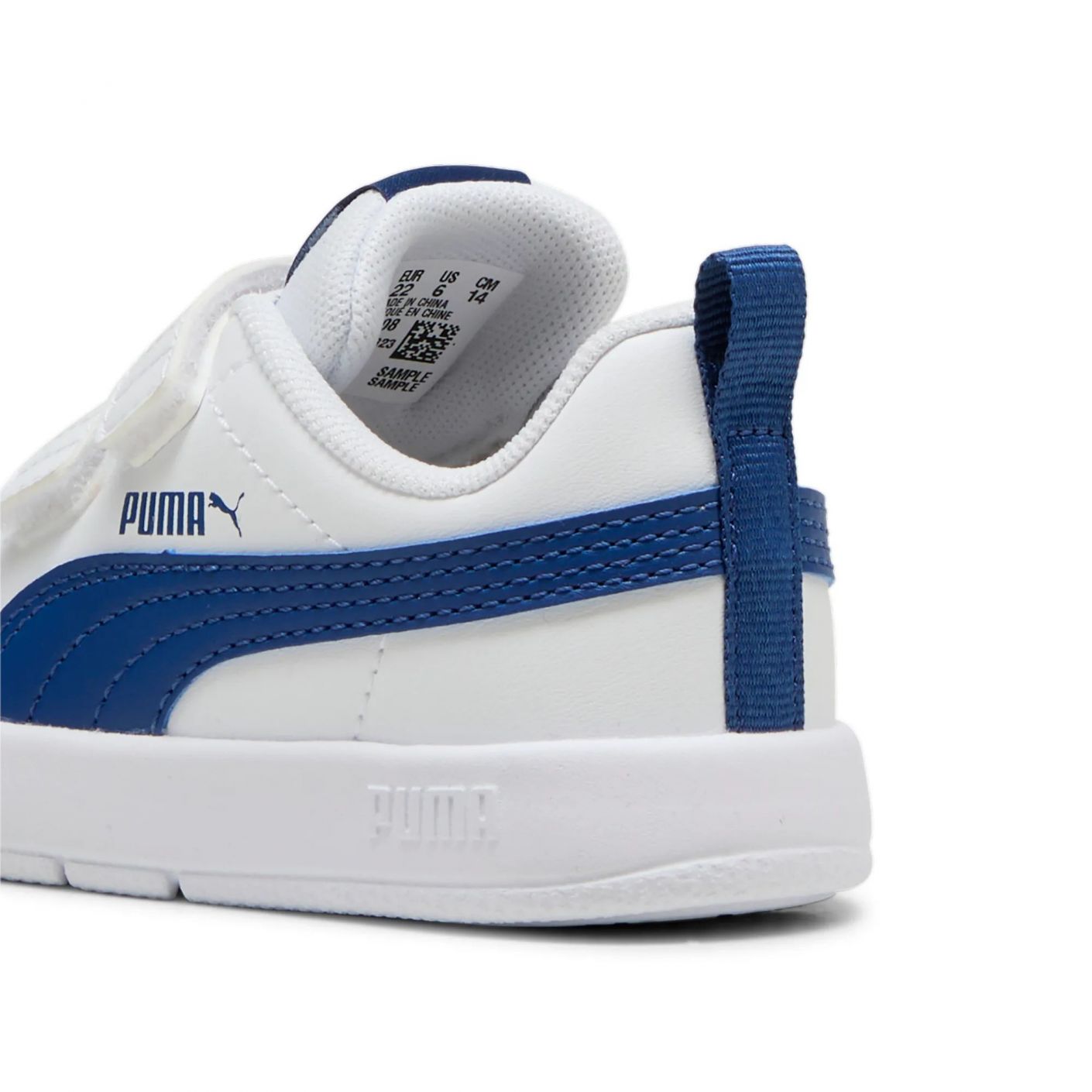 Puma Courtflex V3 V Infant White/Clyde Royal