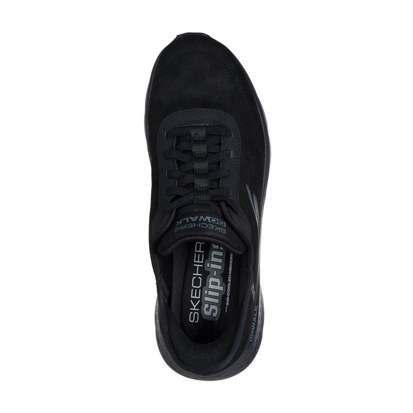 Skechers Slip-Ins: Go walk flex - Smooth Motion Total Black da Uomo