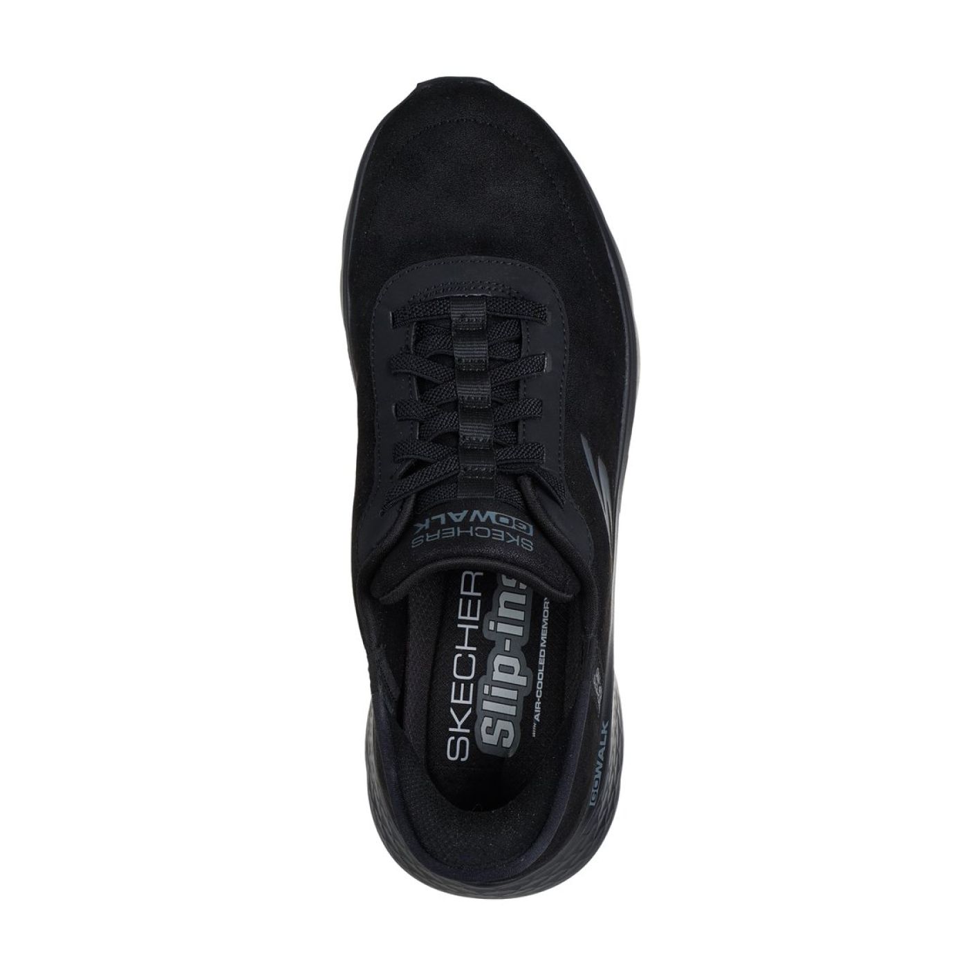 Skechers Slip-Ins: Go walk flex - Smooth Motion Total Black für Herren