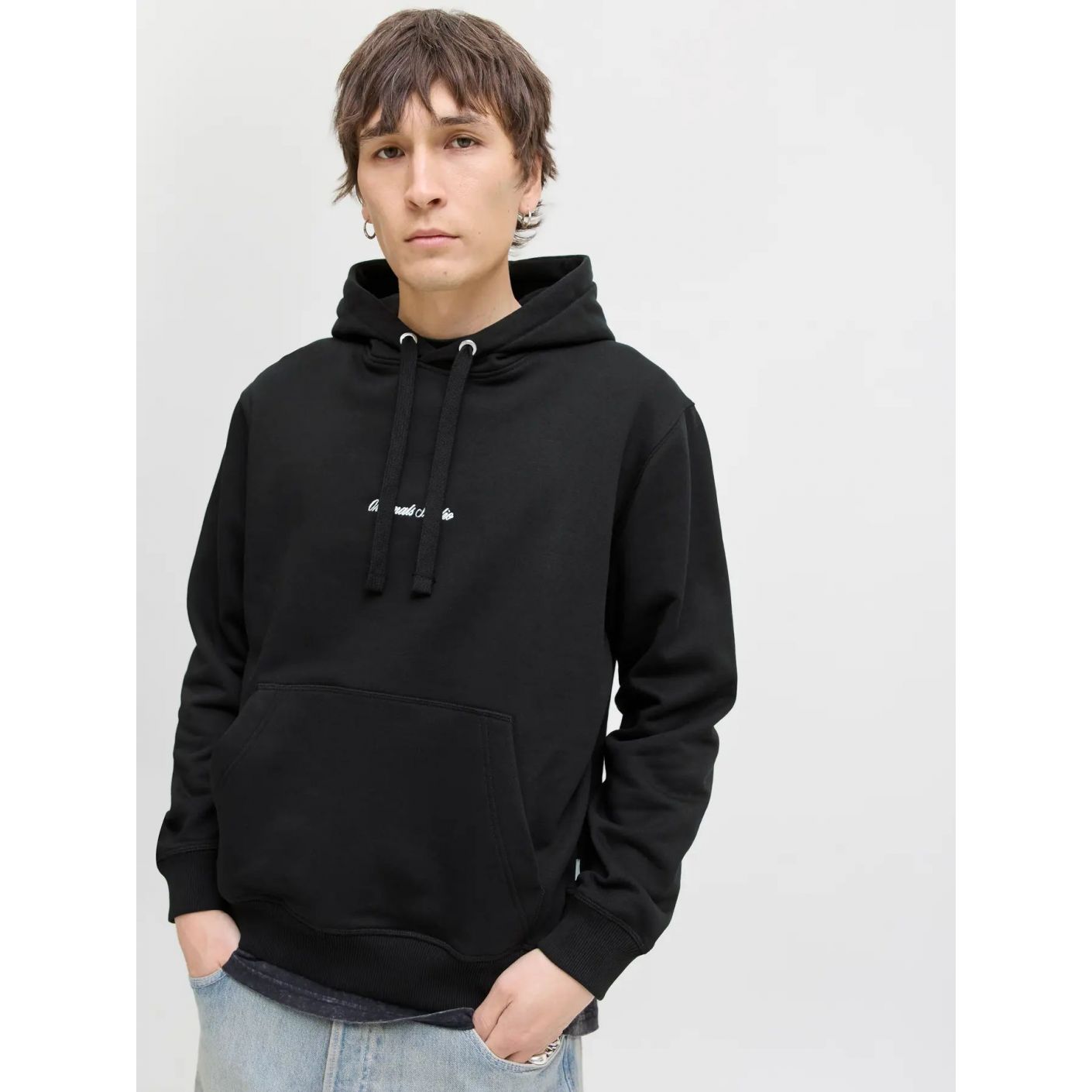 Jack & Jones Felpa Jornorrebro Black da Uomo