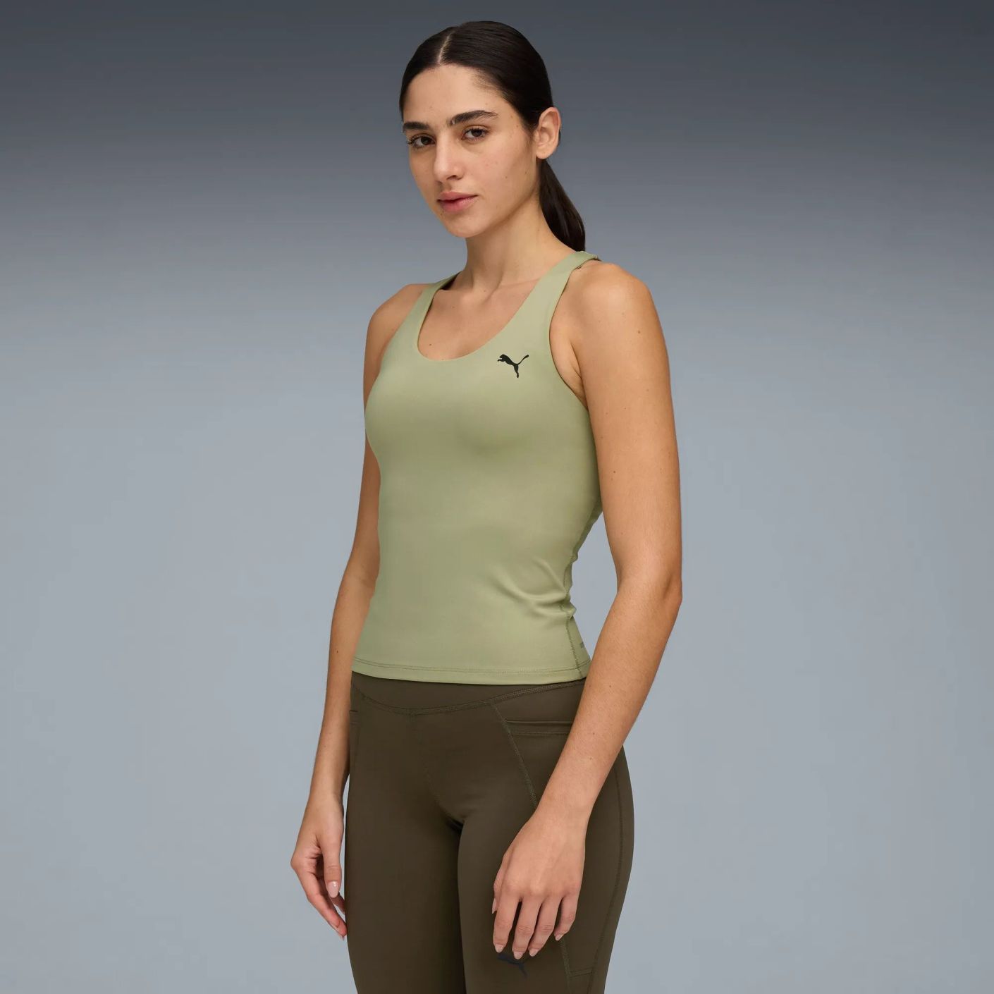 Puma 2 in 1 TAD Essential Lux Army Women's Tank Top