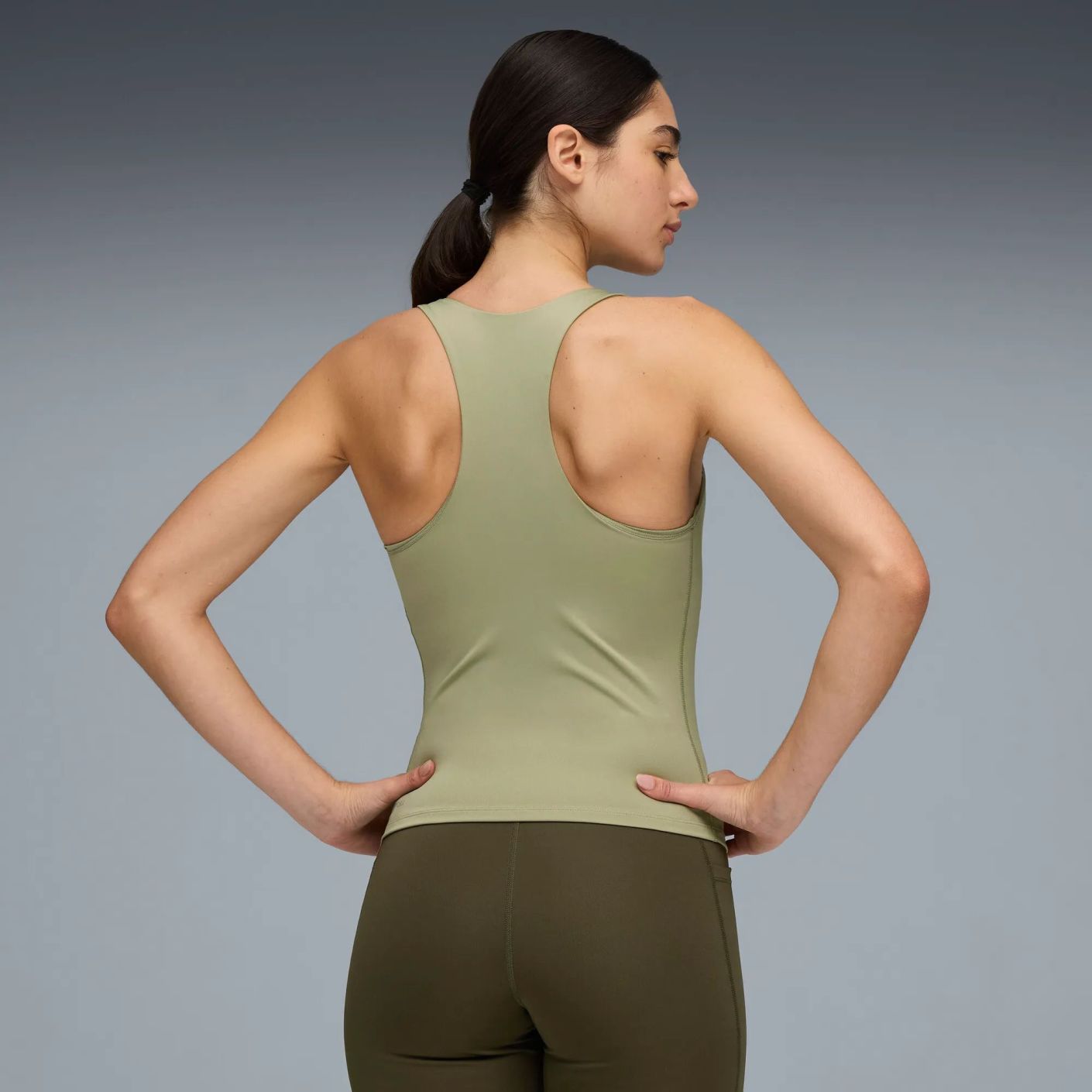 Puma 2 in 1 TAD Essential Lux Army Women's Tank Top