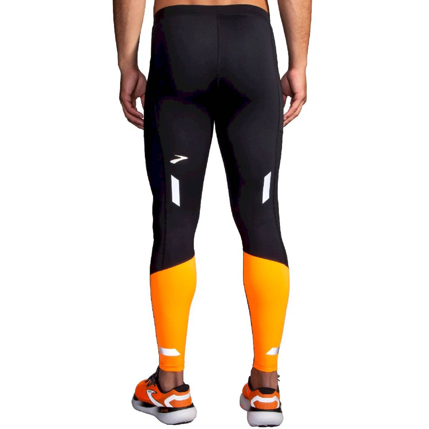 Brooks Run Visible Tight 2.0 Black/Fluoro Flash for Men