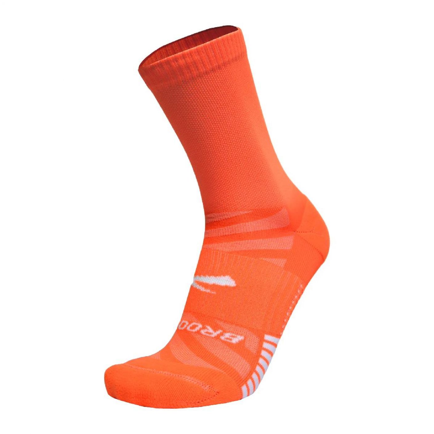 Brooks Ghost Lite Crew Fluoro Flash Socke