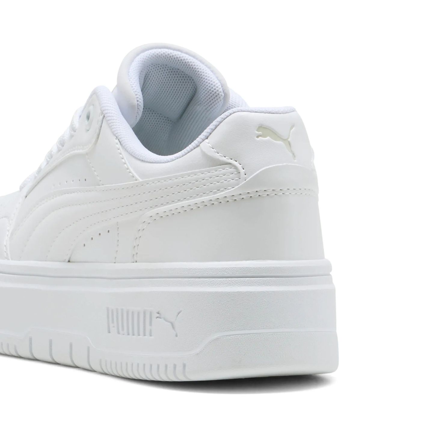 Puma Rebound Femme Junior White/Vapor Gray 