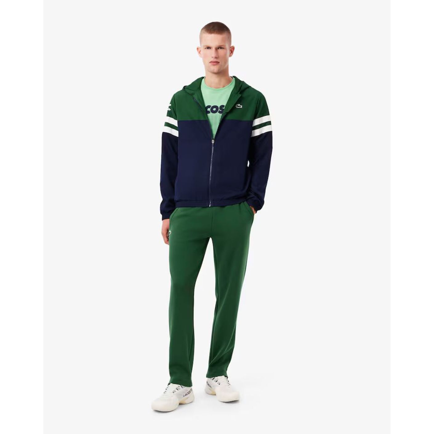 Lacoste Pantalone sportivo traspirante Verde-S30 da Uomo