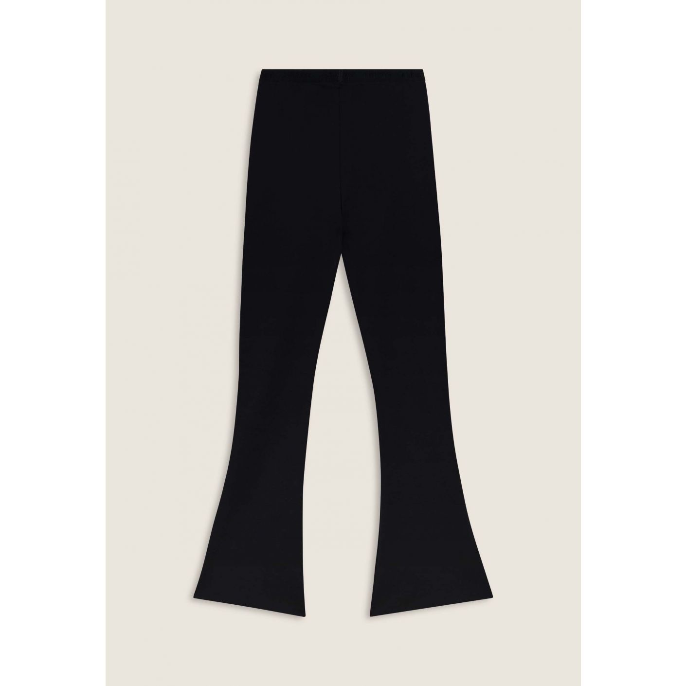 Freddy Pantalone Superflare a vita alta Nero da Donna