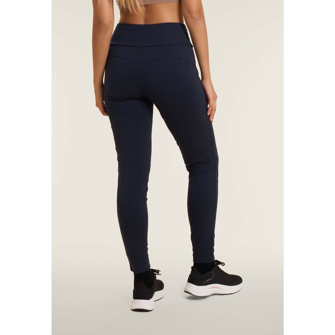 Freddy High-Waisted Leggings mit Logo-Bändern, Blau, für Damen