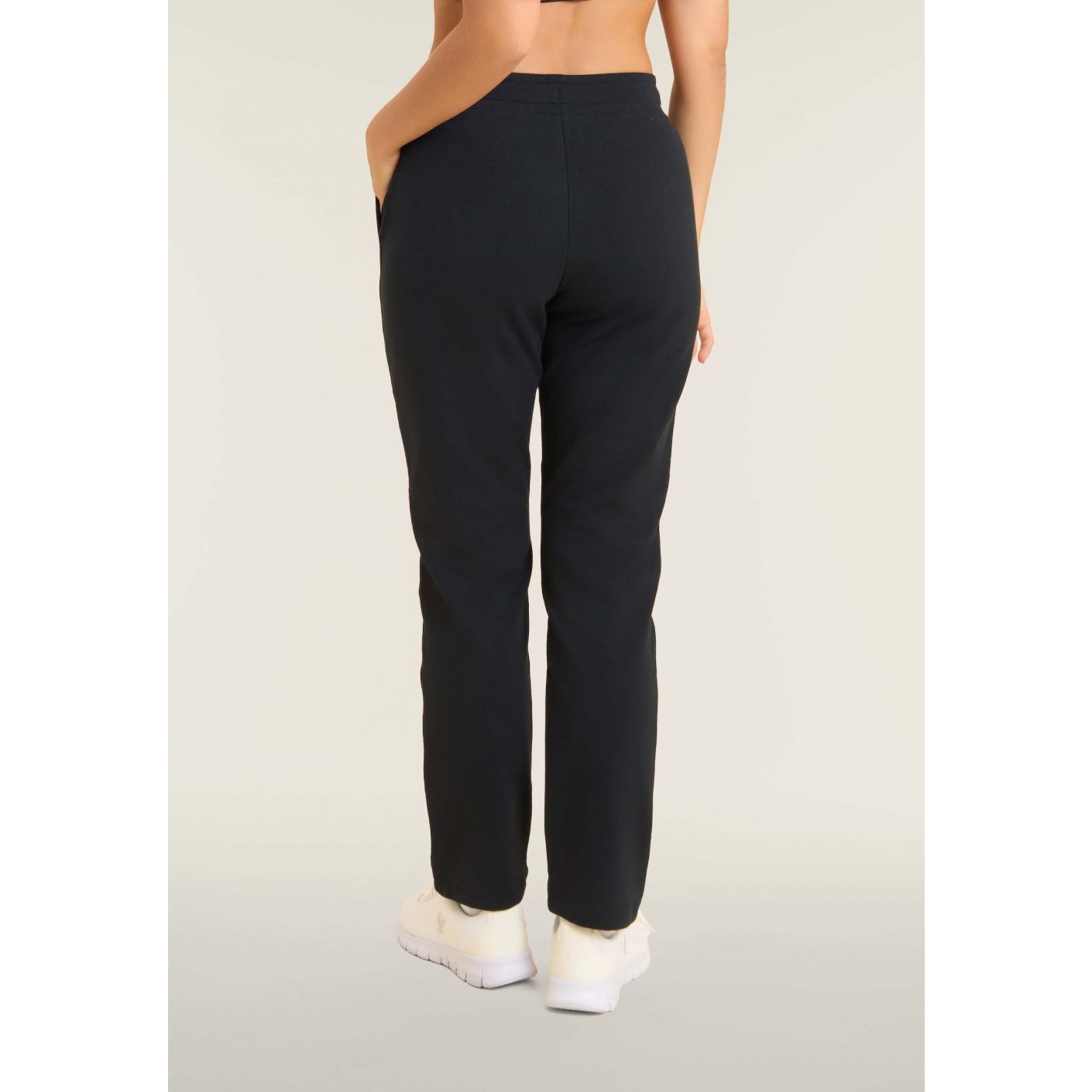 Freddy Pantalone comfort con gamba dritta e stampa Nero da Donna