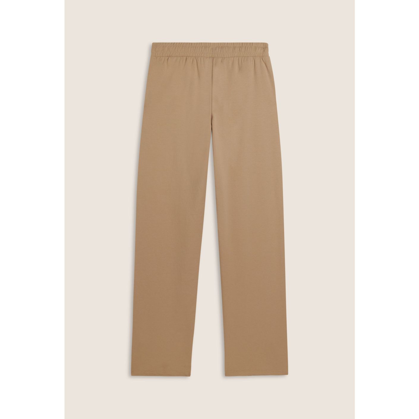 Freddy Damenhose mit geradem Bein und Kordelzug in Beige