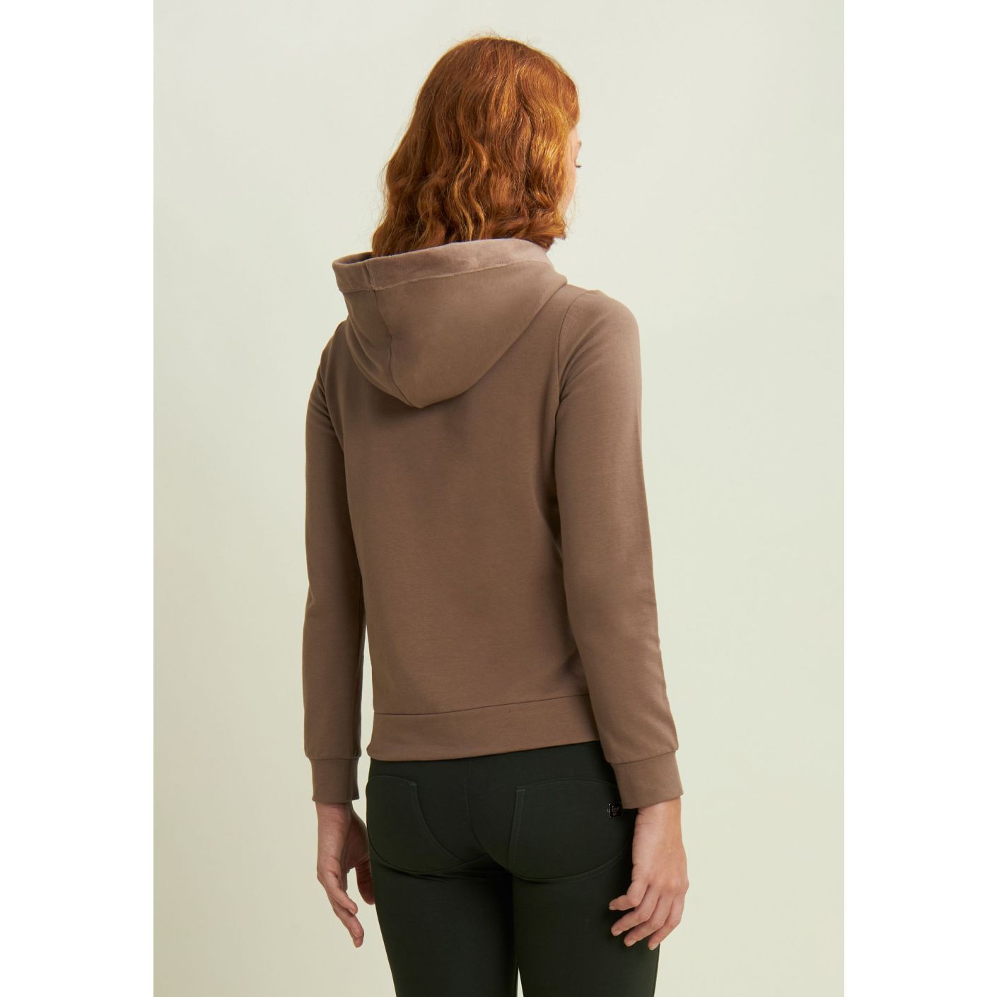 Freddy Hoodie with Velvet Lining Brown for Women