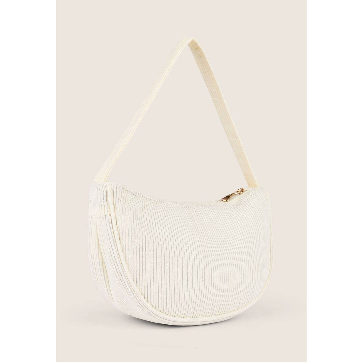 Freddy – Beige Cordtasche für Damen