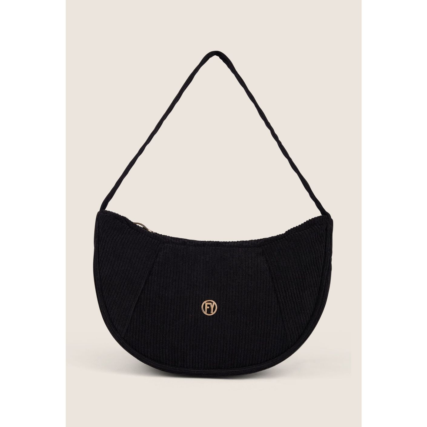 Freddy Damen-Cordtasche in schwarz