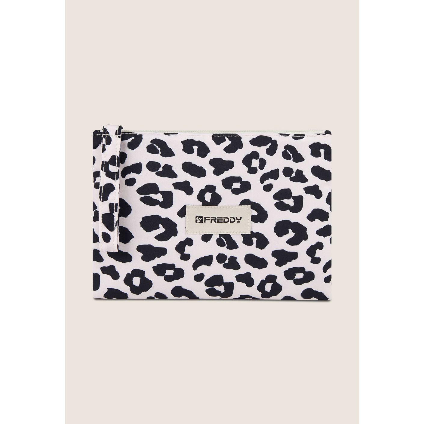 Freddy Damen Tasche mit Animalprint in weiß