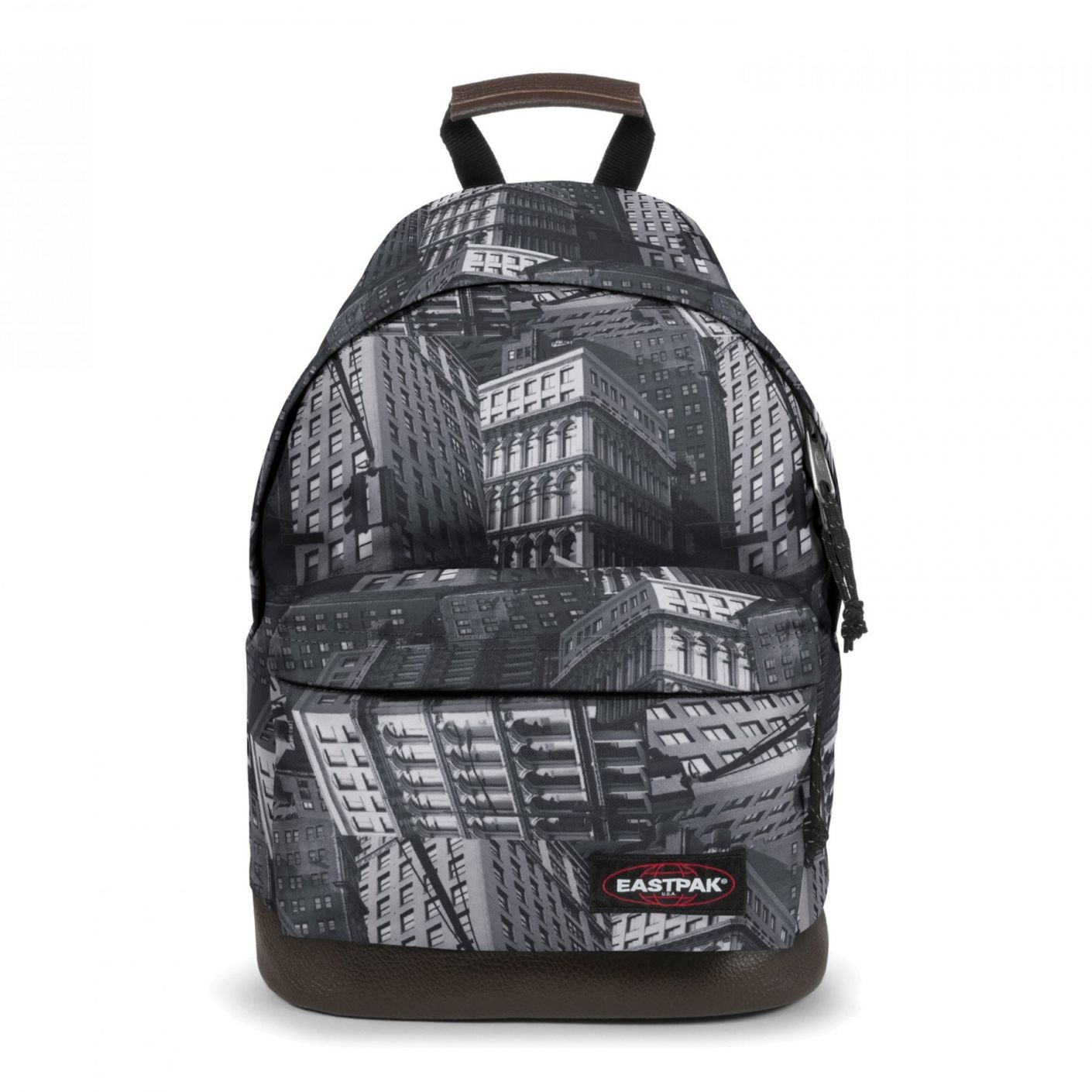 Eastpak – Andy Warhol – Blumenrucksack aus reflektierendem Leder in Schwarz