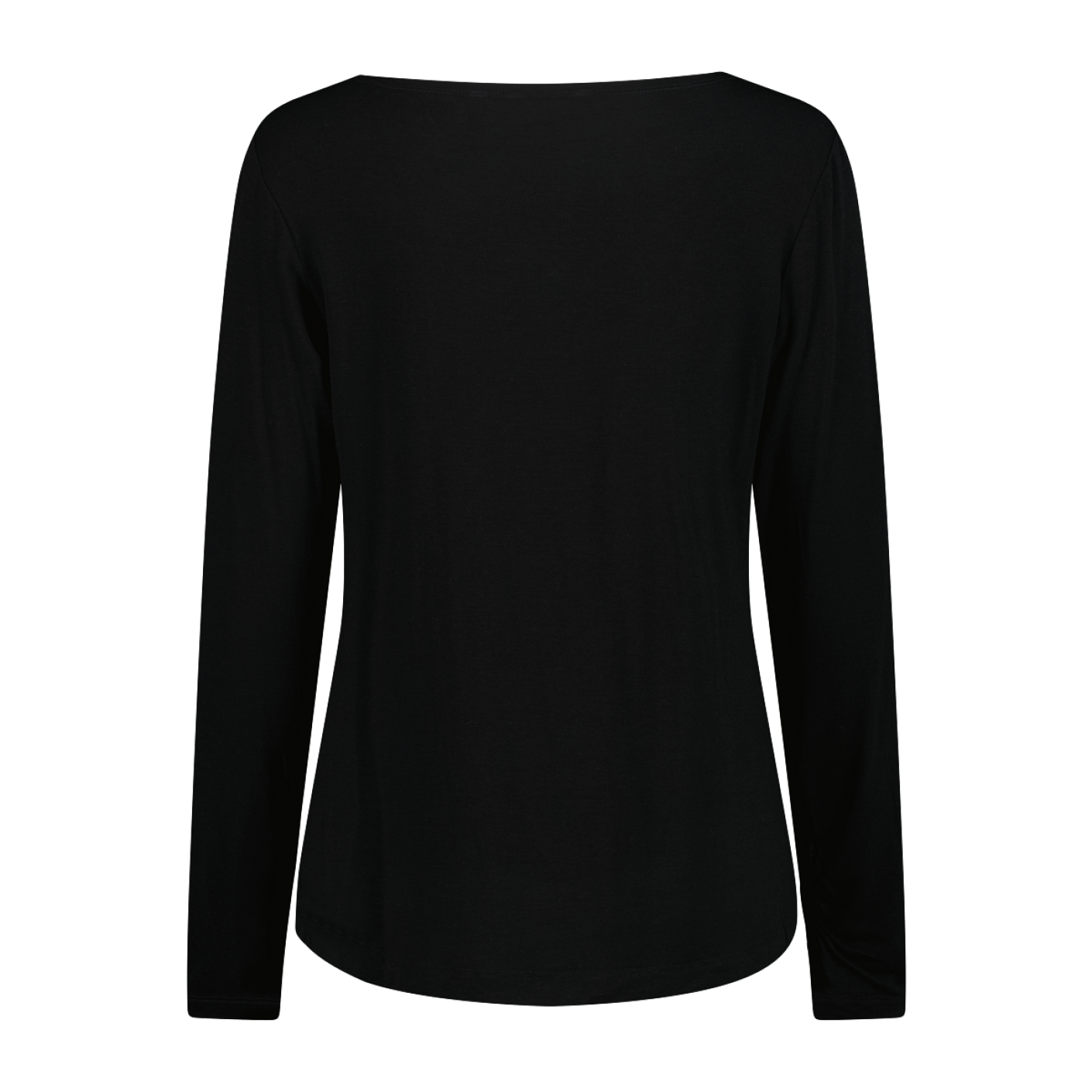 CMP Damen Pullover Schwarz Leicht Tencel Merino