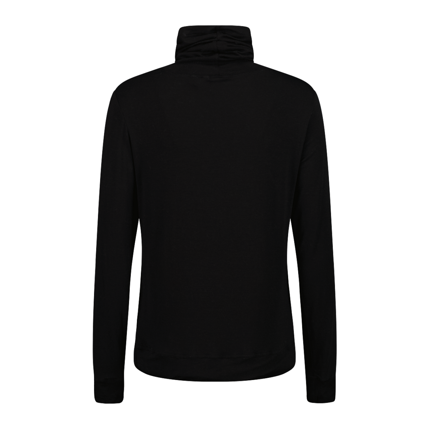 CMP Turtleneck Sweater in Light Tencel Merino Black for Women