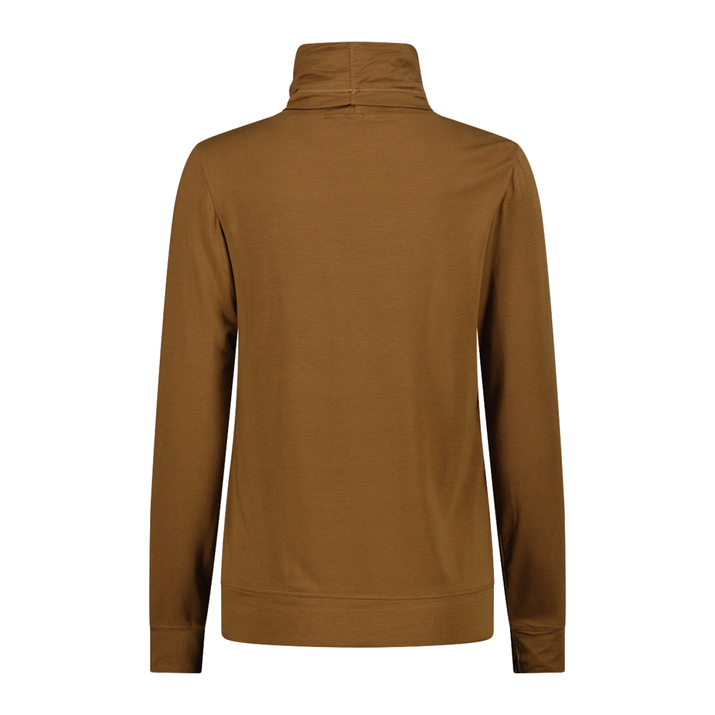 CMP Maglia a dolcevita in Light Tencel Merino Tabacco da Donna