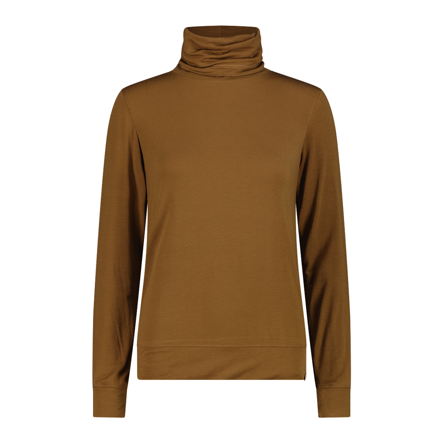 CMP Maglia a dolcevita in Light Tencel Merino Tabacco da Donna