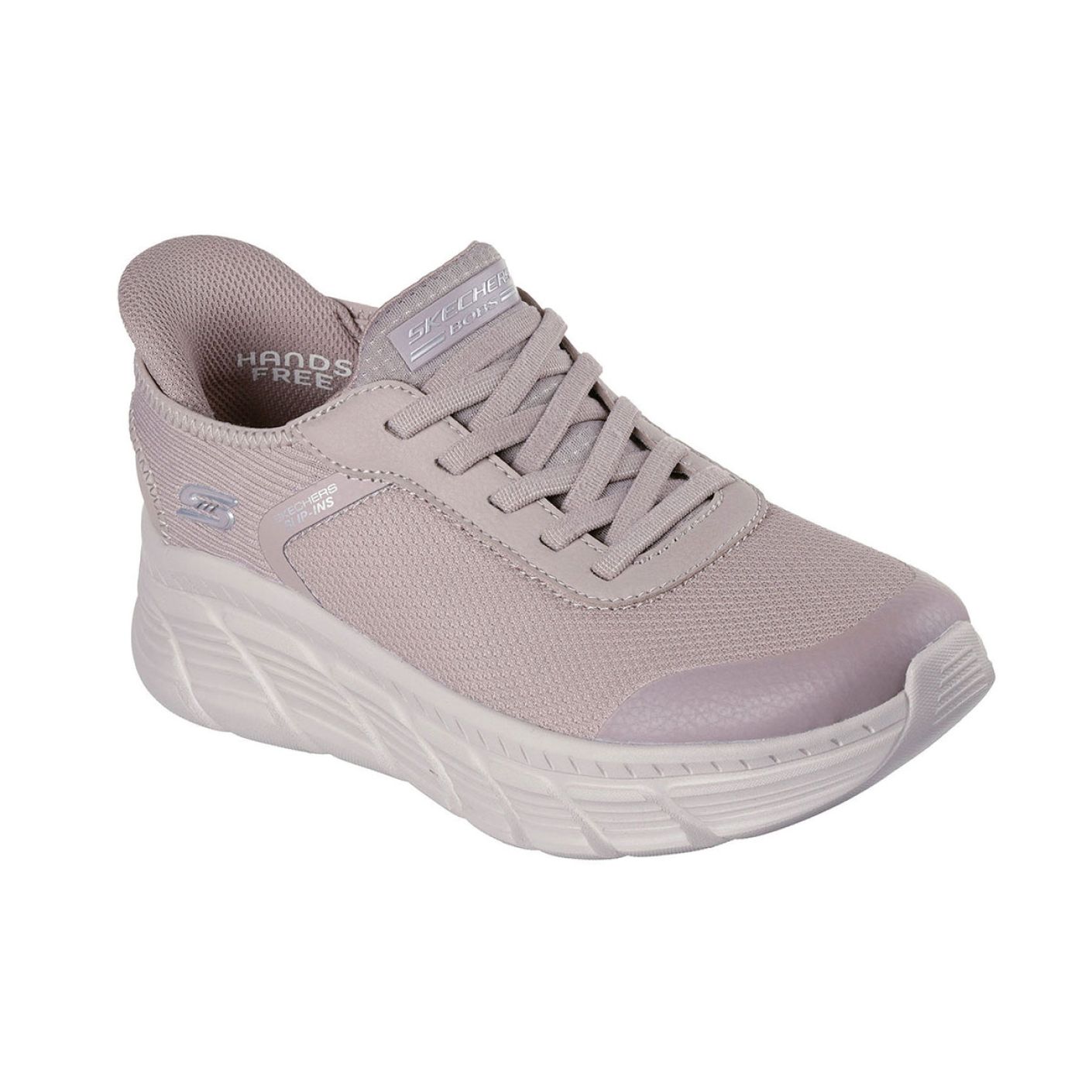 Skechers Bob B Flex Hi - Linear Force Taupe für Frauen