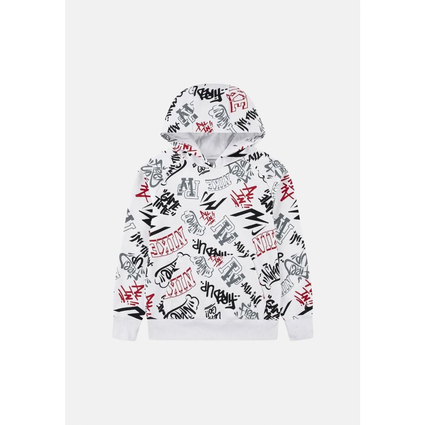 Nike Felpa Jordan Junior Graffiti Bianca
