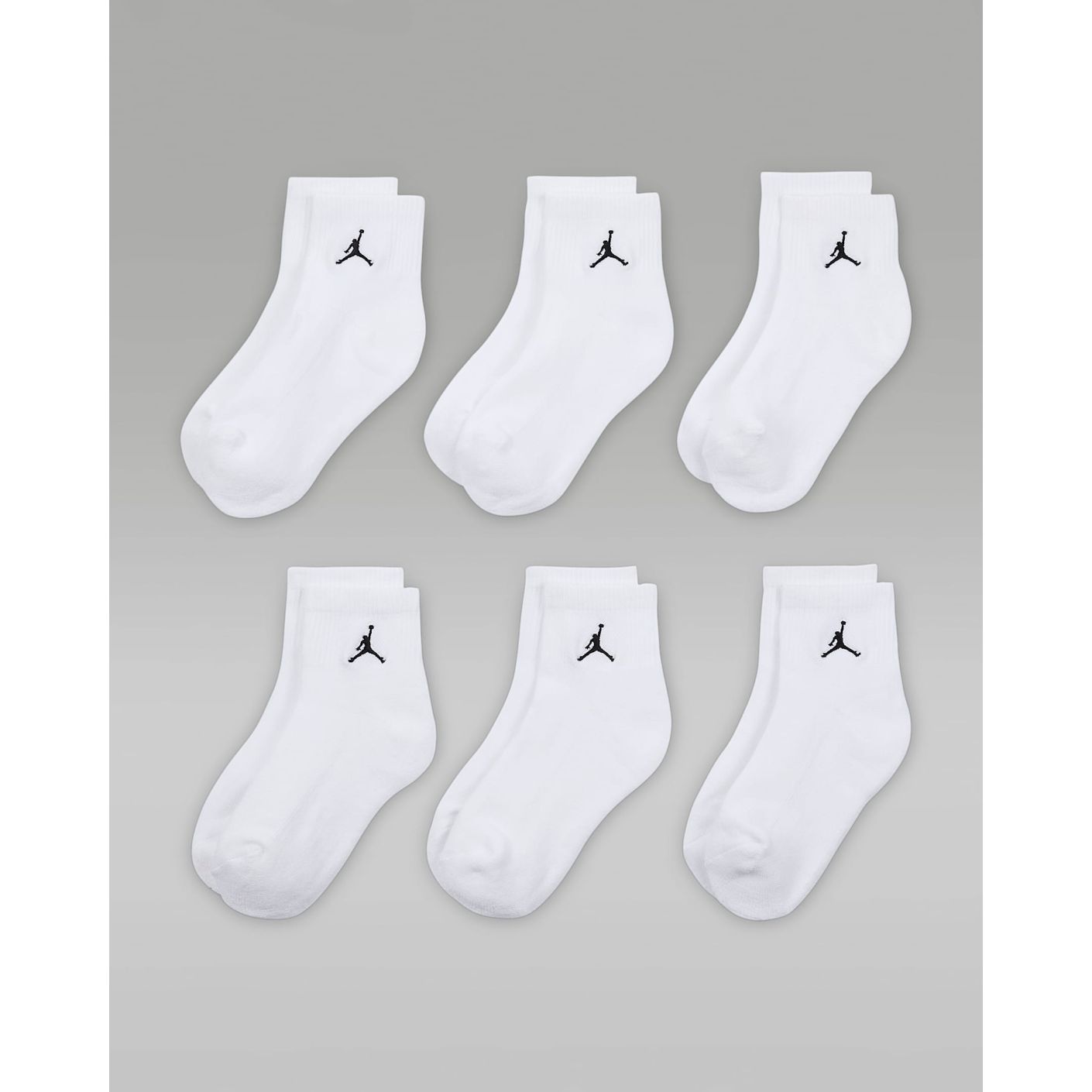 Nike Jordan Everyday Essential 6er-Pack Socken Weiß