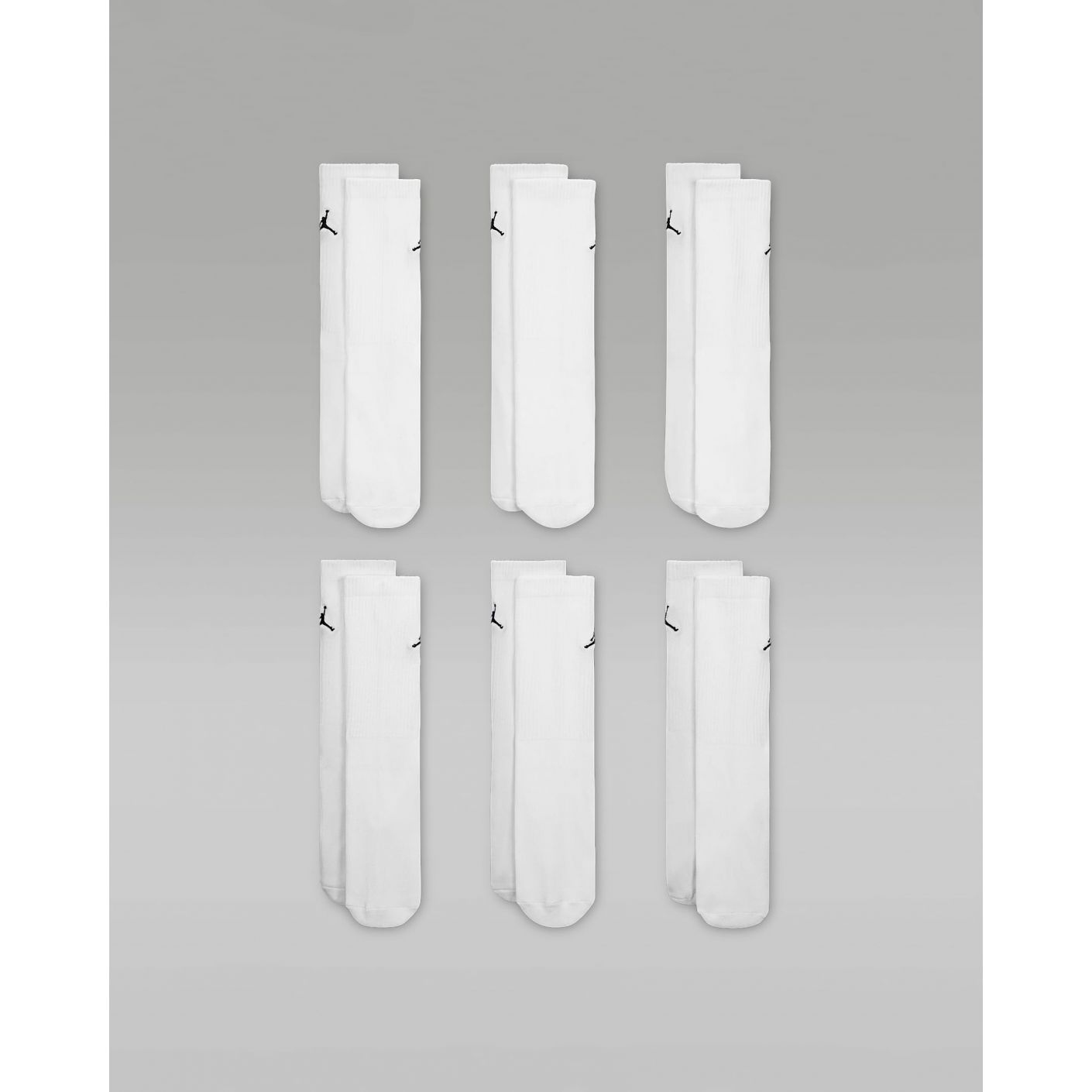 Nike Calze Jordan Everyday Essential 6 PZ Bianchi