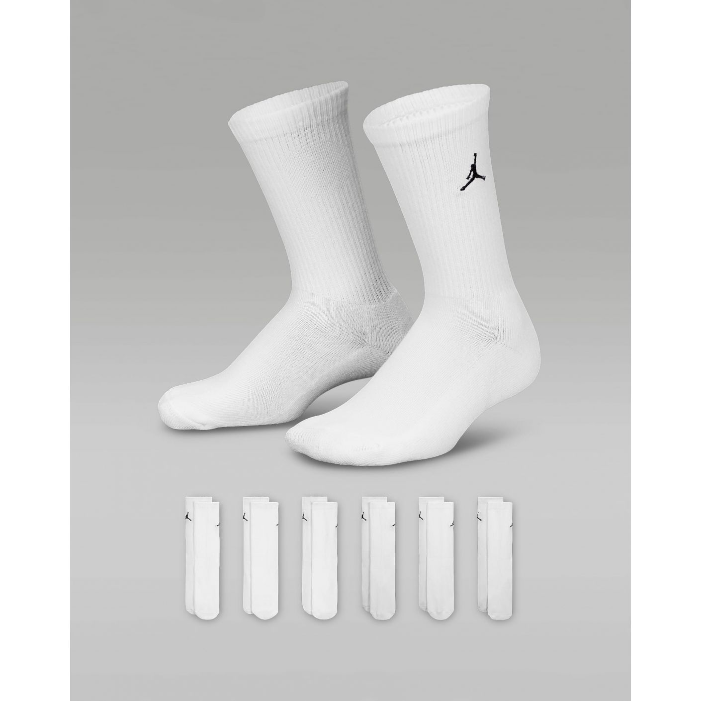 Nike Calze Jordan Everyday Essential 6 PZ Bianchi