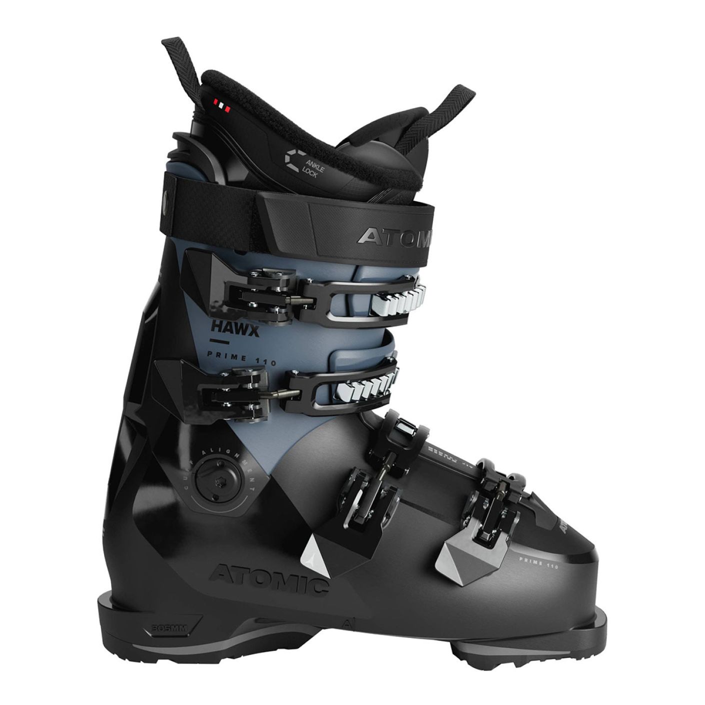 Atomic Hawx Prime 110 Schwarz/Gletscherstiefel
