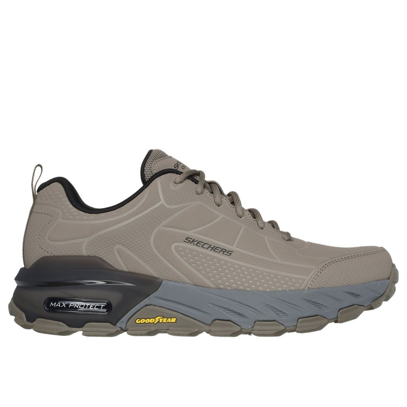 Skechers Max Protect - Ironguard Taupe/Black da Uomo
