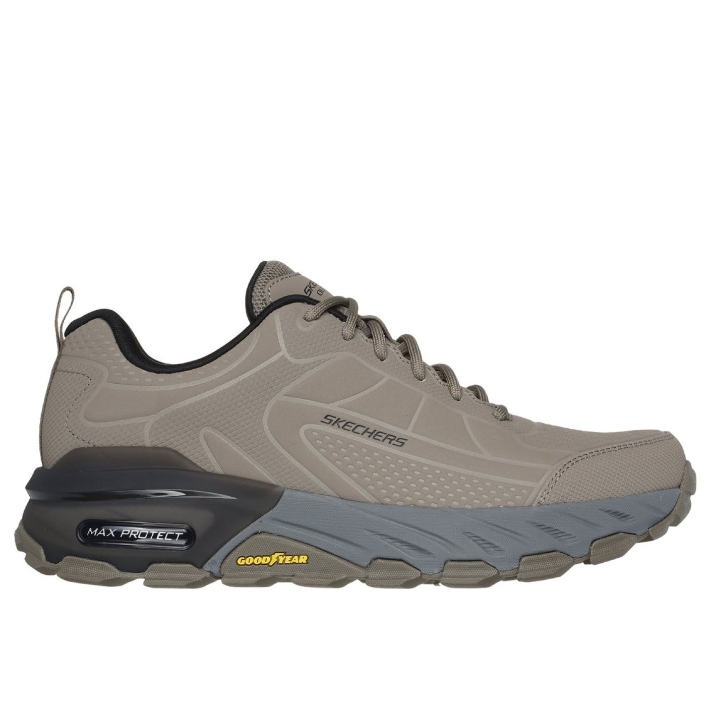 Skechers Max Protect - Ironguard Taupe/Schwarz für Männer