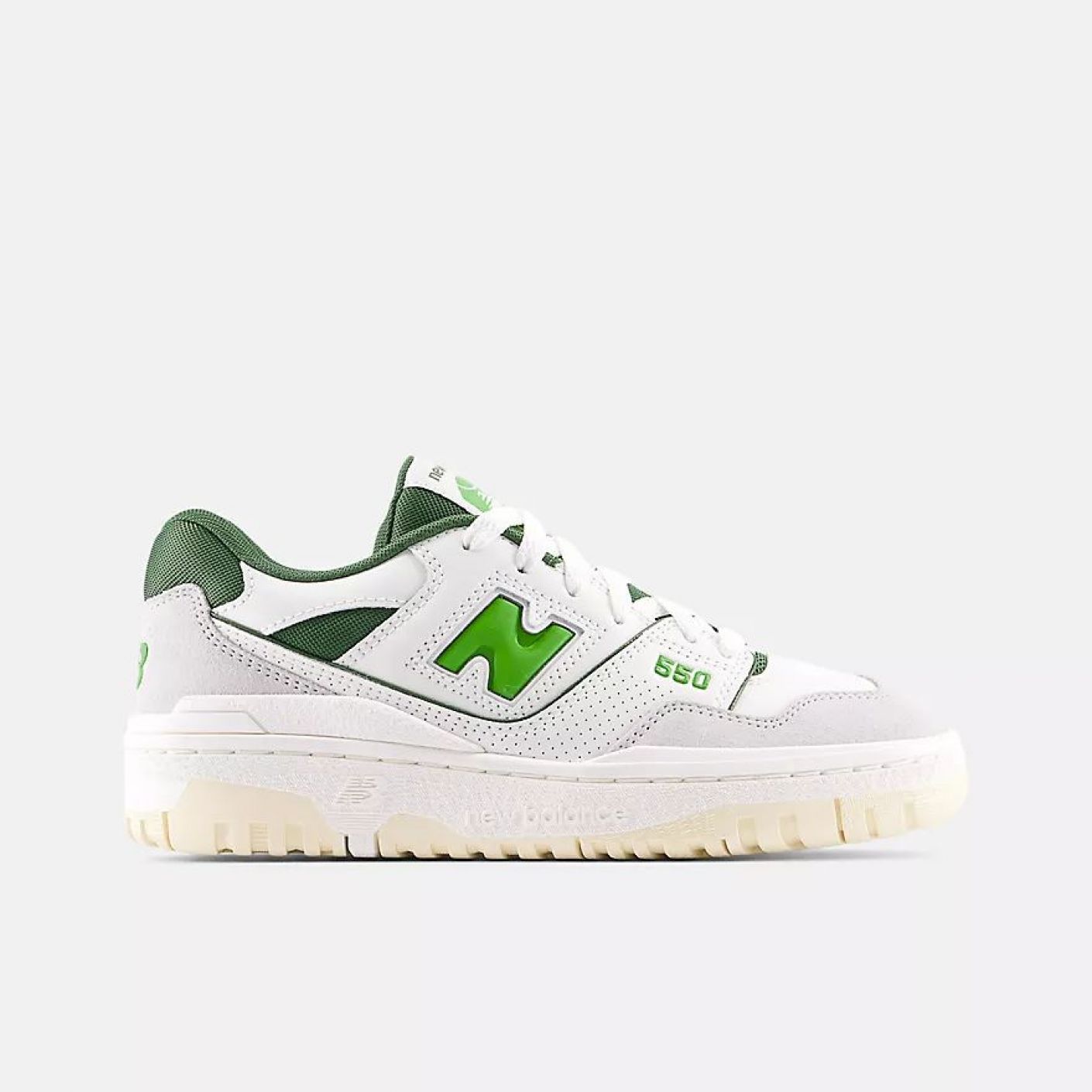 New Balance 550 Weiß/Grün Kinder