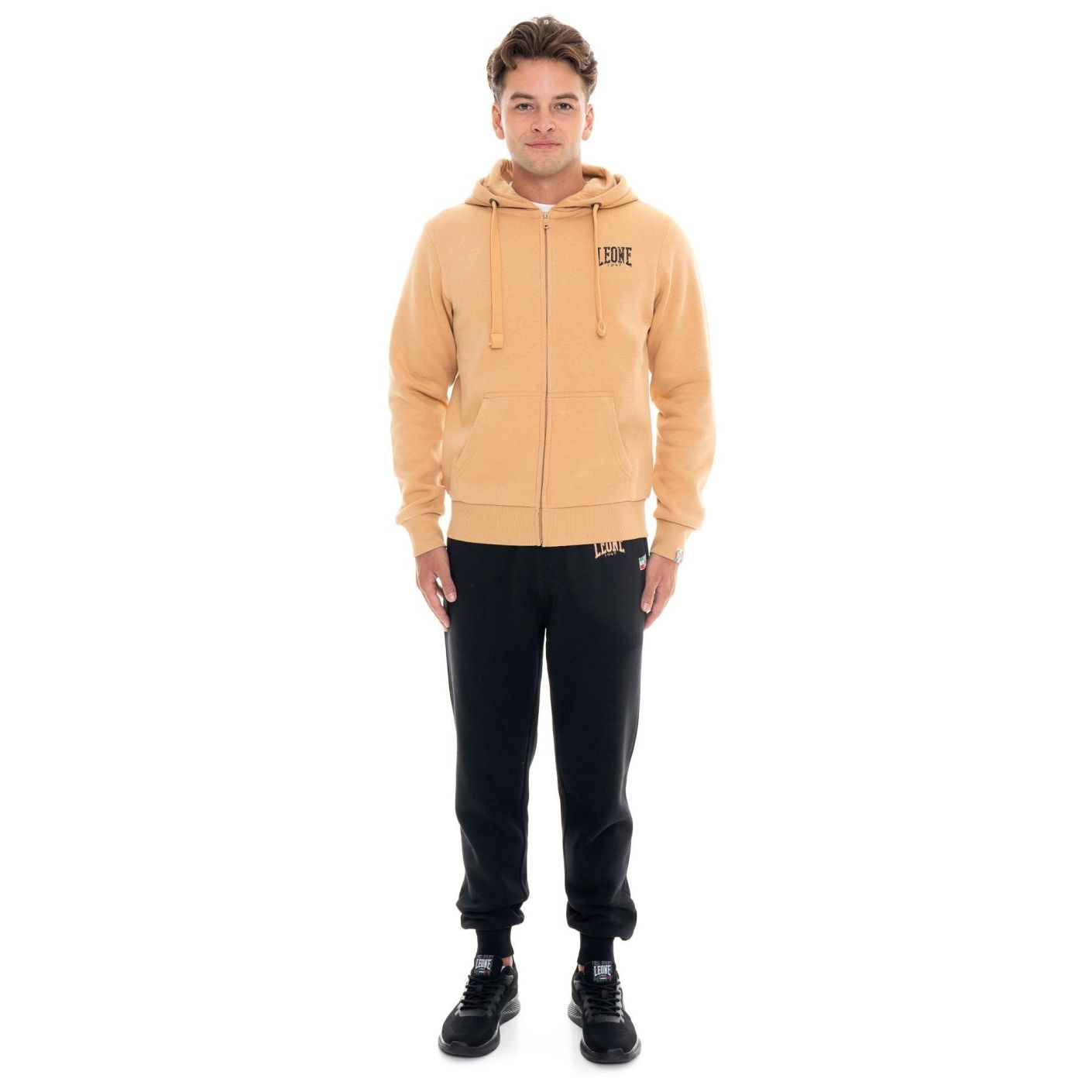 Leone Tuta Iconic Vintage small logo Doe/Black da Uomo