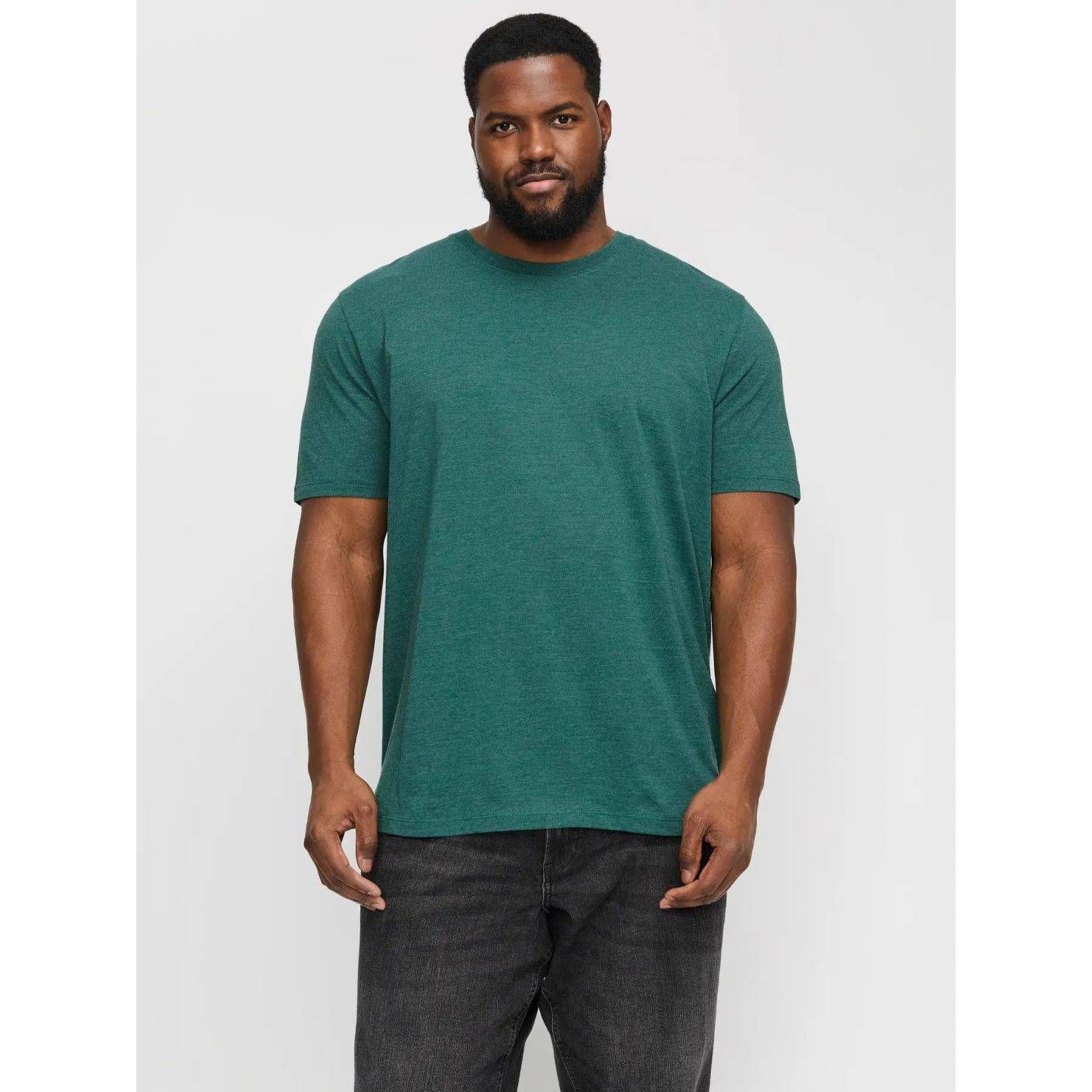 Jack & Jones T-Shirt Over Jjeorganic Storm Melange da Uomo