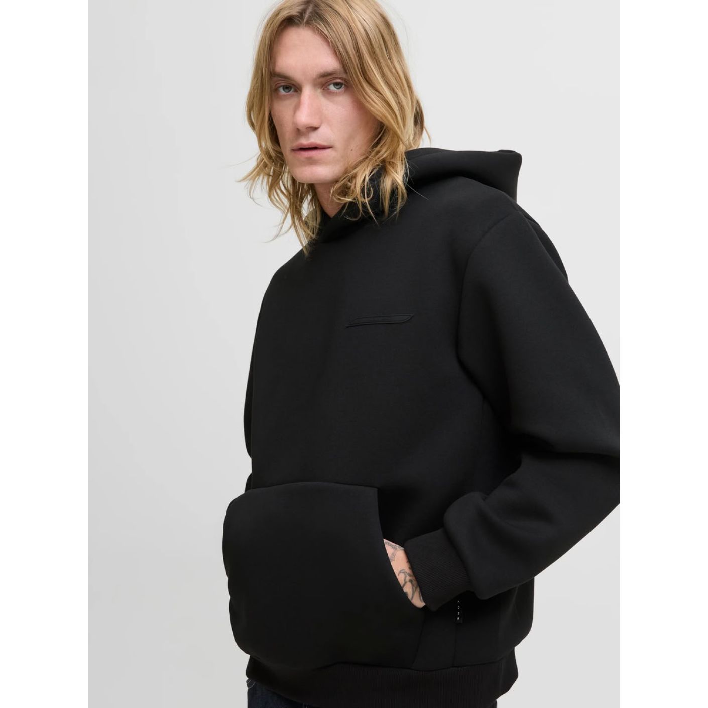 Jack & Jones Herren Jcofusion Hoodie in Schwarz