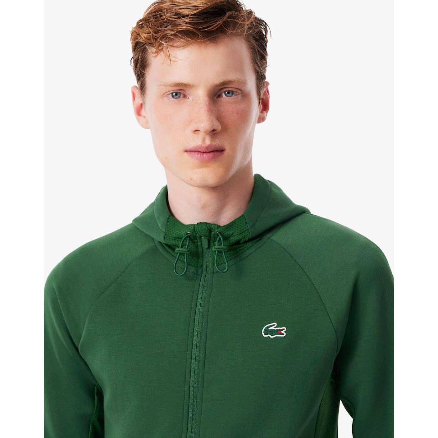 Lacoste Sportjacke atmungsaktiv Grün für Herren