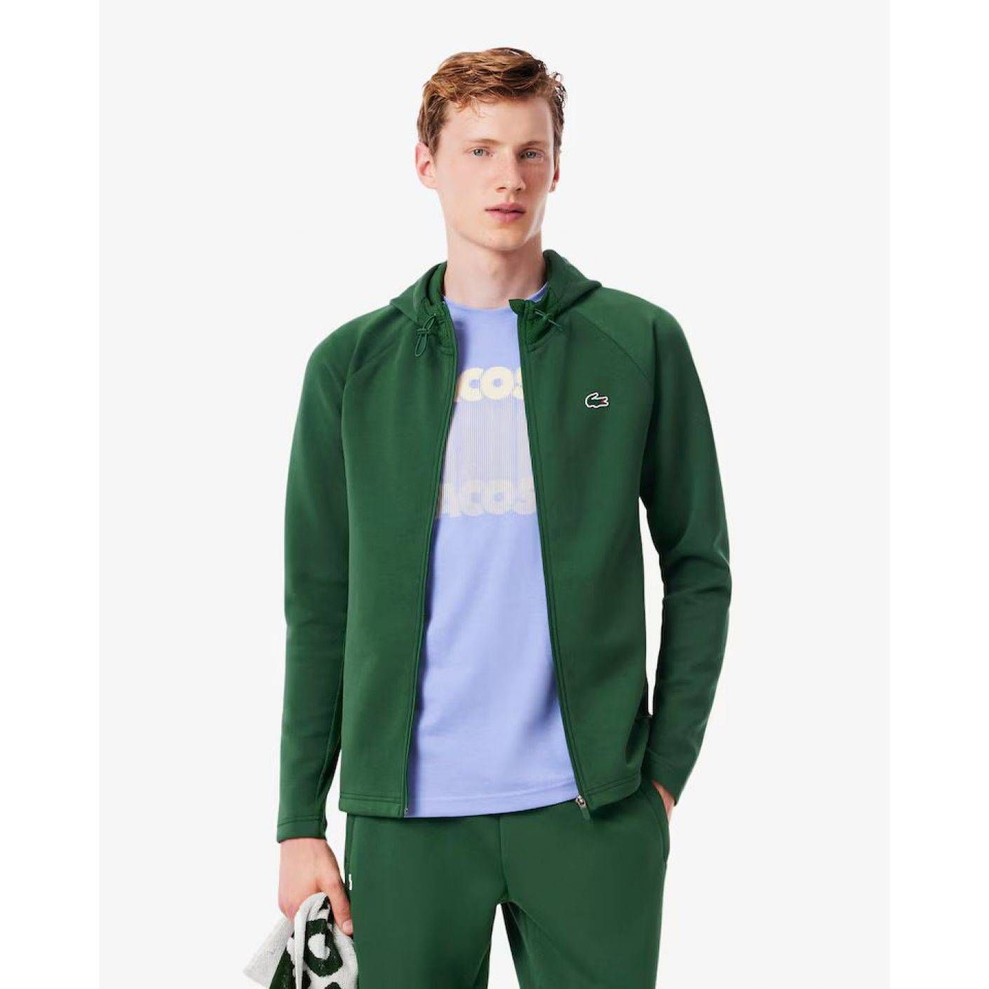 Lacoste Men's Breathable Sports Jacket Green