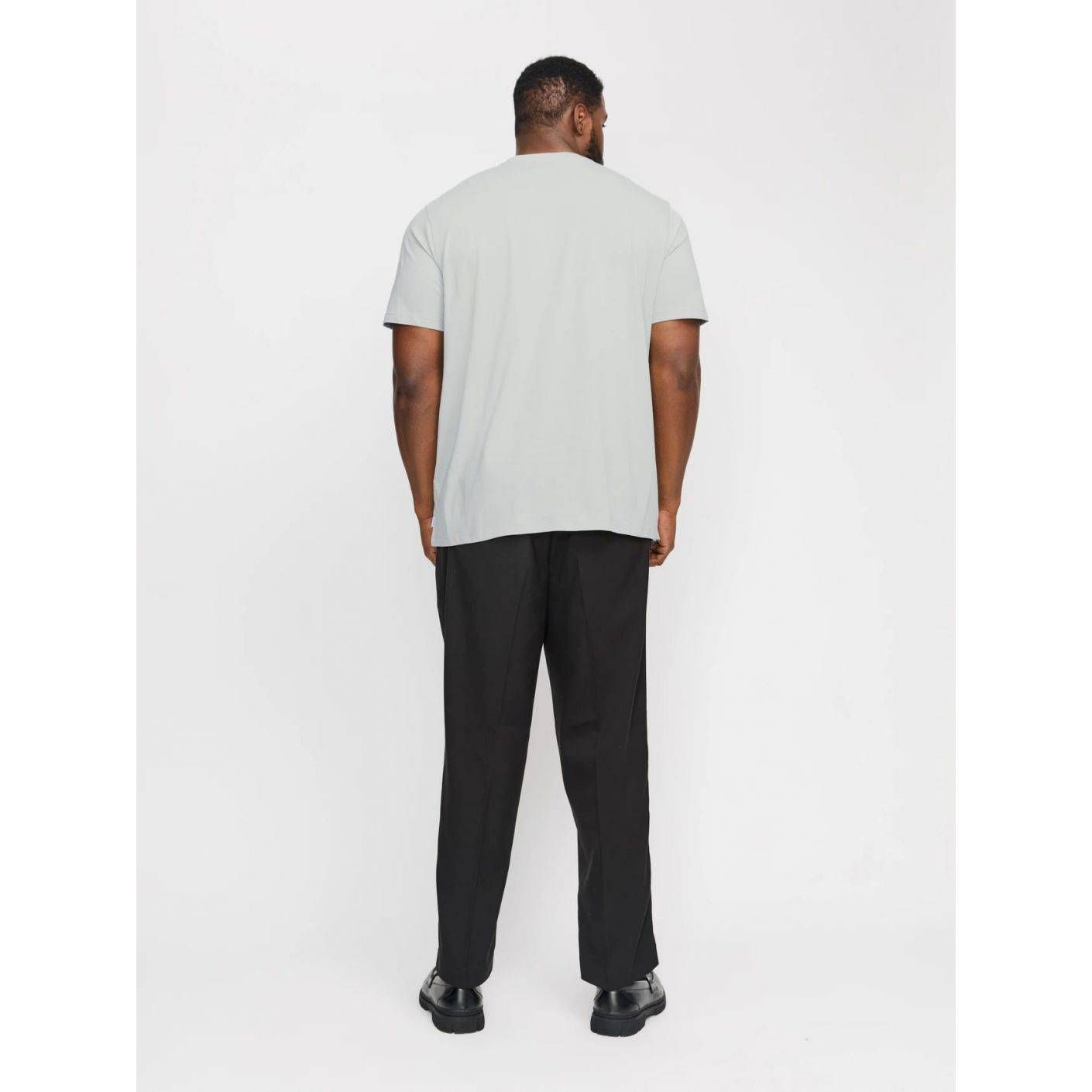 Jack & Jones T-Shirt Over JJeorganic Basic Puritan Grey für Herren