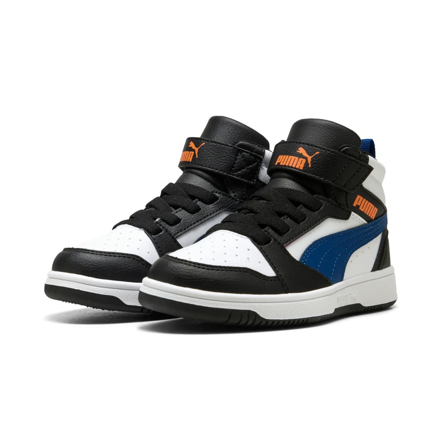 Puma Rebound V6 Mid AC+PS Weiß/Clyde Royal/Schwarz